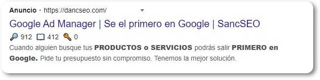 Google Ads para empresas y negocios